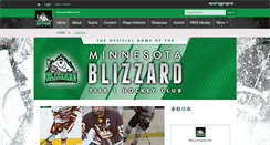 Desktop Screenshot of mnblizzardhockey.com
