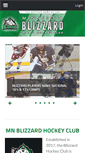 Mobile Screenshot of mnblizzardhockey.com